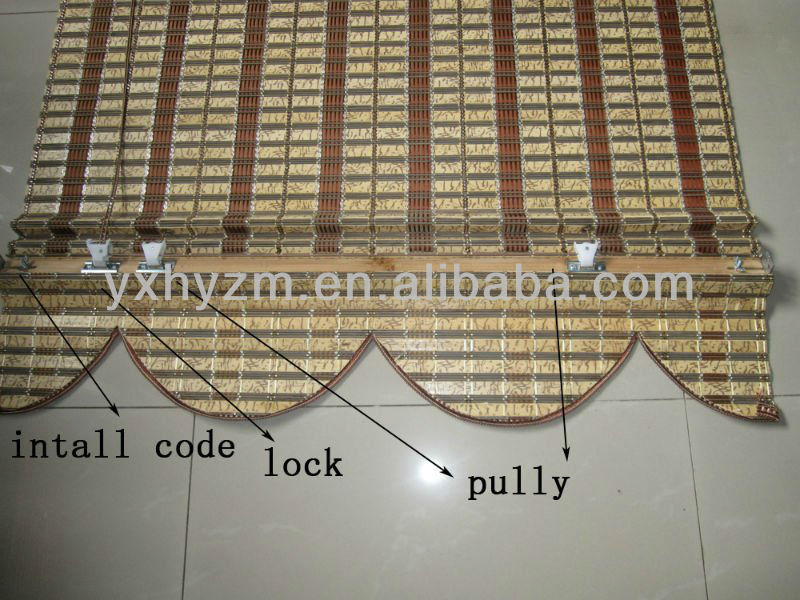 Popular Bamboo Patio Shades , Customized Design Exterior Bamboo Curtains