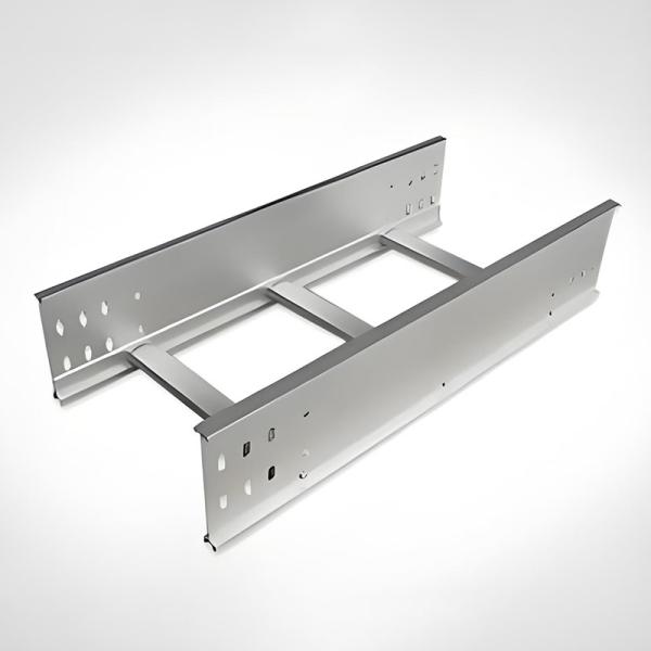 Galvanized Finish Ladder Type Cable Tray For Indoor Outdoor Fire Resistance