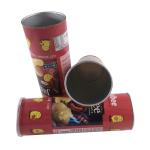 Canning Fish Telescopic Food Grade Tube Packaging / Paper Cylinder Packaging