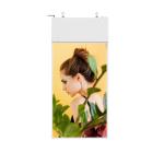 55inch 2500nits 178 Degree LCD Digital Signage Double Sided Ceiling Hanging