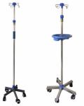 Good quality stainless steel hospital medical infusion drip stand IV pole stand