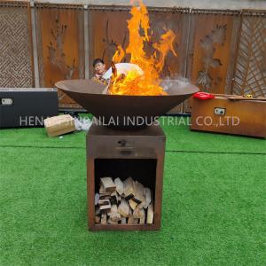 Wholesale OEM Oxidised Brasero Corten Steel BBQ Grill Charcoal Bbq Grills from china suppliers