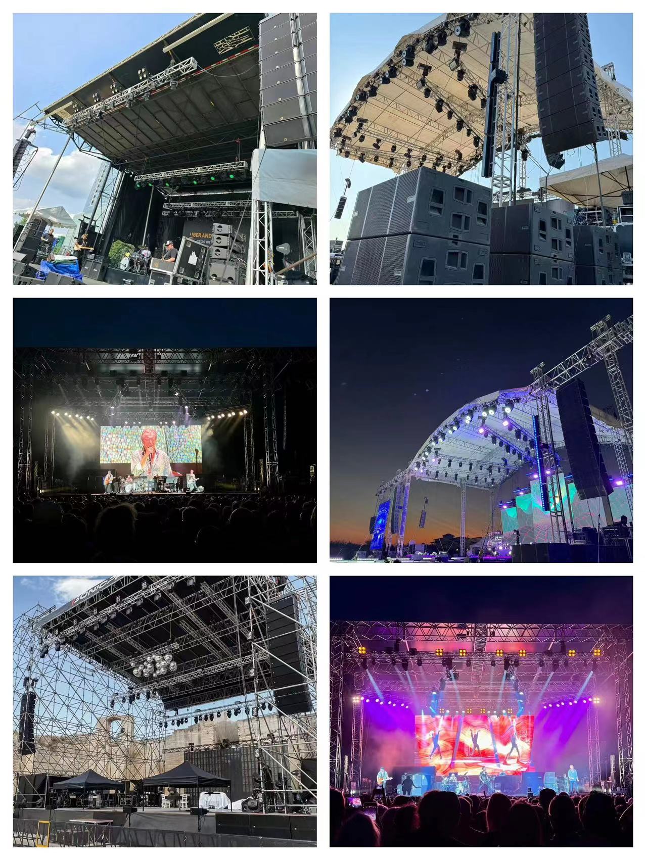 Lightweight Portable Aluminum Stage Platform Quick Assembly For Concerts