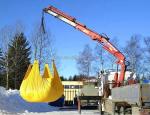 18oz PVC Vinyl Tarpaulin PVC Snow Removal Tarp With Straps For Construction Site