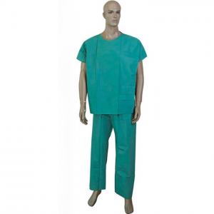 Unisex Microporous Hospital Surgical Scrubs Single Use Preventing Virus Invading