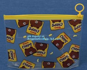Wholesale vinyl toiletry zipper bag pvc slider bag custom zipper transparent slider eco-friendly travel pvc cosmetic bag from china suppliers