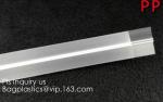 PP/PE/PVC/EVA Plastic Flange Zipper For Pouch, PP Plastic Press To Close