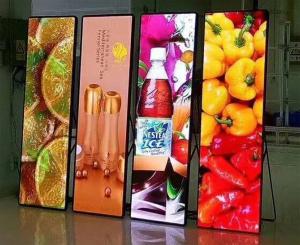 Wholesale P2.5mm Indoor Poster LED Display, ultra-light,super-thin indoor LED pylon for shops,stores,hotel,exhibition,restaurant from china suppliers