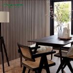 Interior Wall and Ceiling Sound Absorption Decorative Board with Slatted Wood
