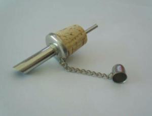Wholesale Hot Stainless Steel Cork Olive Oil Bottle Pourer with Metal Cap, Good Quality and Competitive Price from china suppliers