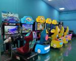 Indoor Coin Pusher Arcade Machine Kids Hit The Clown Arcade Game 220V/350W