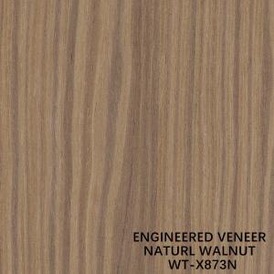 Wholesale Top A Engineered Wood Veneer Natural Walnut Quater Crown Grain 2030/2500/2800/3050mm Length from china suppliers