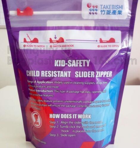 stand up Foil Anti Smell Bag For Kratom Capsule , Grip Seal Plastic Bags For