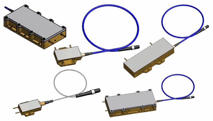 405nm - 1920nm Fiber Coupled Laser Diode Module With 50-400um Fiber Core