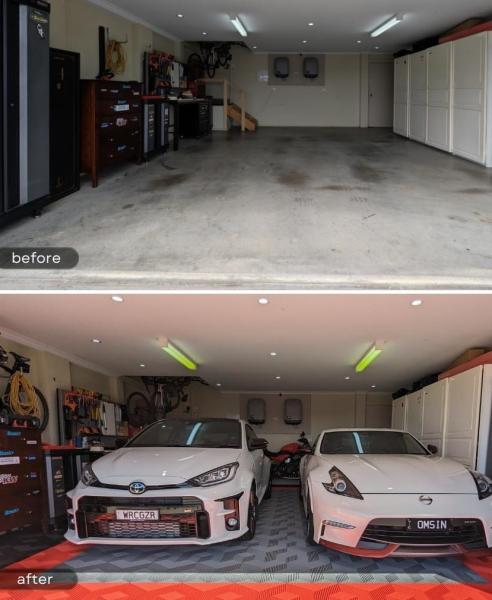 15.75 X 15.75 Inches Out Door 620g Per Plastic Garage Floor Tiles For Weather