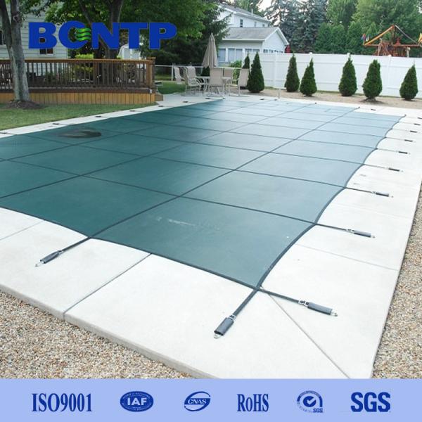 China Factory 100% PP Safety Swimming Pool Cover Mesh Fabric ROLL material