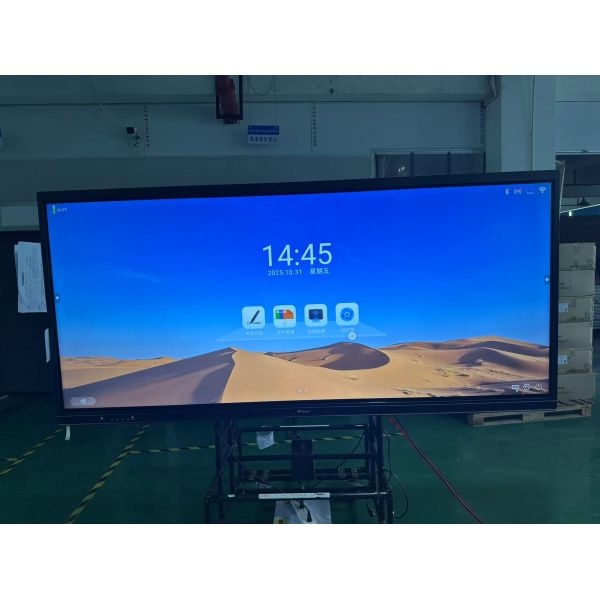 Interactive Flat Panel 92 Inch 21:9 Android Windows OS 5K resolution For Classroom University Meeting Room
