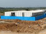 Steel Security Door Easy Assembly Prefab Houses 3 Bedrooms Home Prefab Capsule