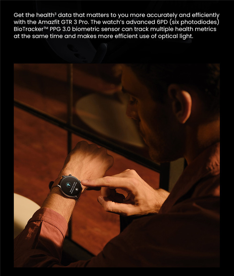 Newest Original Amazfit GTR 3 Pro GTR3 Pro Waterproof Sleep Tracker SmartWatch Sport Watch Gtr3 Pro