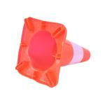 PE Orange Weather Resistant High Visibility Traffic Safety Cone For Outdoor
