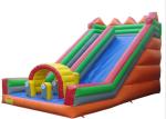 Kids Commercial Inflatable Slide Colorful UV Resistance With Side Climbing
