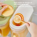 3.9L DIY Refrigerator Plastic Drink Dispensers Juice Cold Water Kettle With