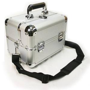 Wholesale Portable Aluminum Makeup Vanity Case Gray Silver Color With Reasonable Space from china suppliers