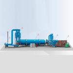 145 kW Animal Manure Wood Chip Dryer For Organic Fertilizer Production