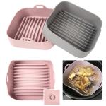Air Fryer Silicone Pot Food Safe Reusable Air Fryer Silicone Basket