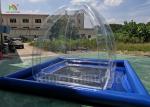 Transparent Airtight Inflatable Camping Bubble Tent 2.4mL*2.4mW*2.5m H