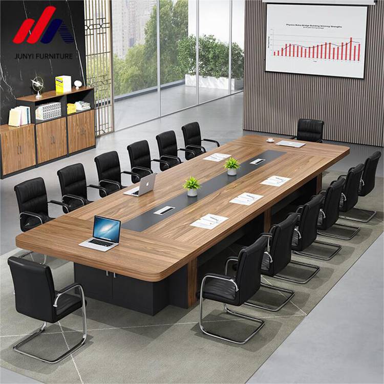 E1 MDF/MFC Melamine Board Huge Meeting Table Modern Conference Table for Multifunctional