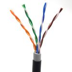UTP 1000ft Outdoor Cat5E Ethernet Cable 4pr 24awg Utp Double Jacket