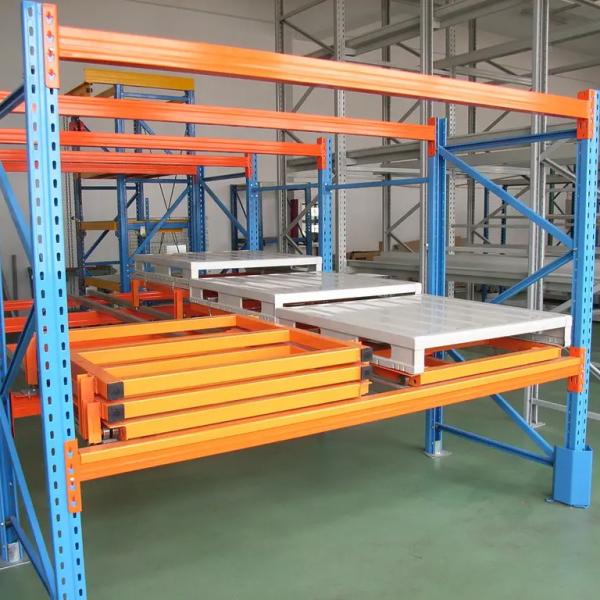 Heavy Duty Rack for Warehouse Push Back Pallet Racking Steel Warehouse Storage