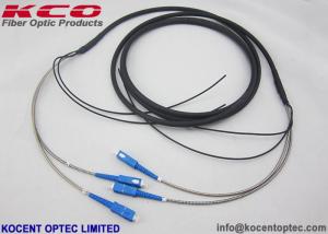 Wholesale Black Armored Fiber Optic Patch Cord SC CPRI FTTA TPU 5G Communication from china suppliers