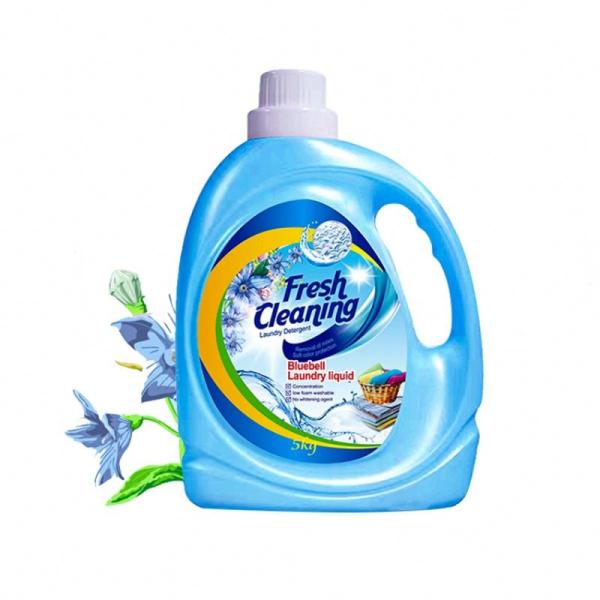 5 in 1 Liquid Laundry Detergent Stain Odor Remover Fabric Softener Color