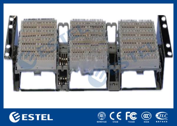 3U 100 / 150 Pairs Fiber Optic ODF Distribution Frame Back Mounting 1 Year