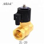 Pilot Type Steam Air Valve , 3/4 Inch Shut Off Valve DC 24V Less Than 180℃