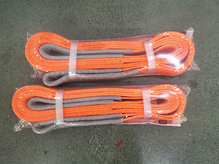 Custom Printed Logo Polyester Webbing Sling Belt 1t 25mm Width For Lifting