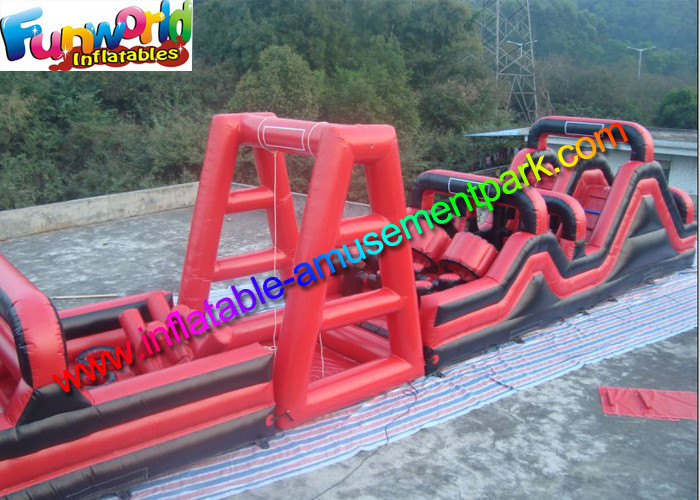 Boot Camp Challenge Inflatable Obstacle Course , Inflatable Obstacle Challenge For Outdoor