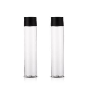 Wholesale PET Plastic Hair Care Containers 320ml Long Slim Round With Disc Cap from china suppliers