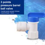 Household Water Purifier Ball Valve Switch 2 Minutes 3 Minutes Pressure Barrel