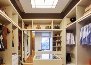 Wholesale U Shaped Closet Organizers With Soft Close Drawers , modern walk in wardrobe shoe storage from china suppliers