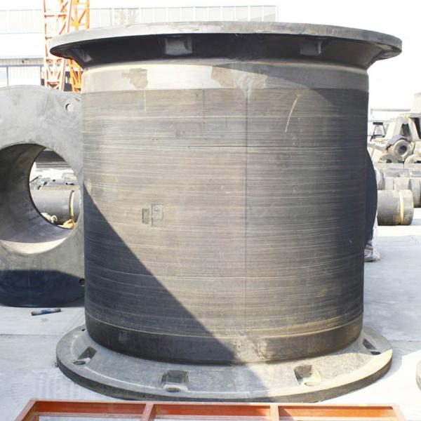 Customized 2500×2500×800mm Rubber Bumper Collision Protection Shock Absorption With Front Panel Accessories