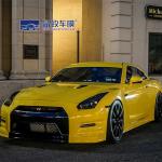 PET Super Glossy Automotive Sky Blue Grey Yellow Red Green Black car wrap vinyl