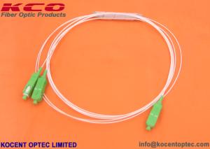 Wholesale 2 Way Fiber Optic Cable Splitter 1x2 PLC 1.0m LSZH LC APC Durable Tube from china suppliers