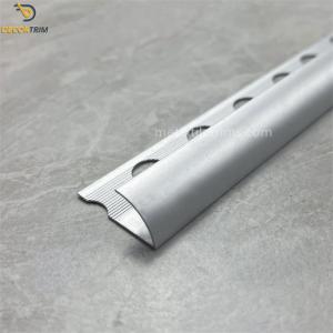 Wholesale Alloy 6063 T5 Material Metal Tile Trims 12.5mm Round Aluminium Trim from china suppliers