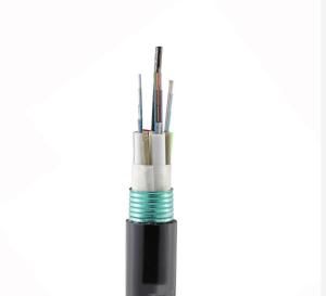 Wholesale Ribbon Loose Tube PBT Direct Buried Fiber Optic Cable 24 Core GYDTA53 from china suppliers