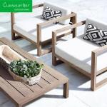 Assurance Teak Sofa Set for Outdoor Garden Furniture in Patio Hotel