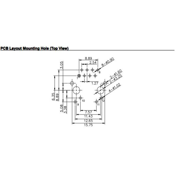 J1B1211CCD RJ45 Ethernet Connector MODULE WITH 10/100 BASE-TX