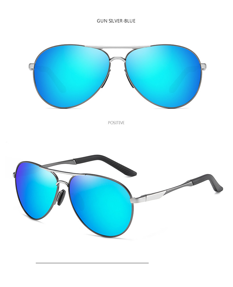 Ultra Lightweight Rectangular Polarized Stylish Sunglasses UV400 Protection